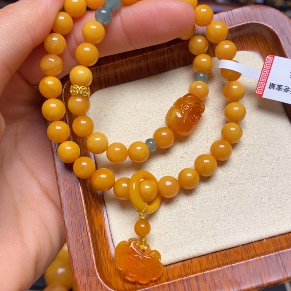 【闪购商品】蜜蜡手链未镶嵌手串