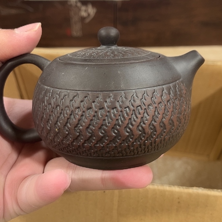 紫砂茶壶哎呀我的