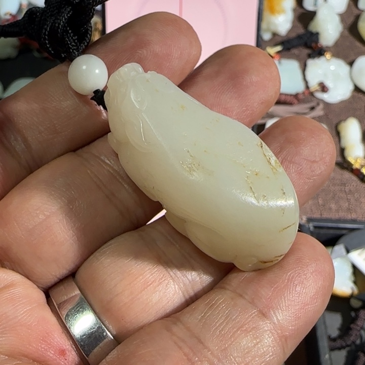 和田玉挂件未镶嵌可*·