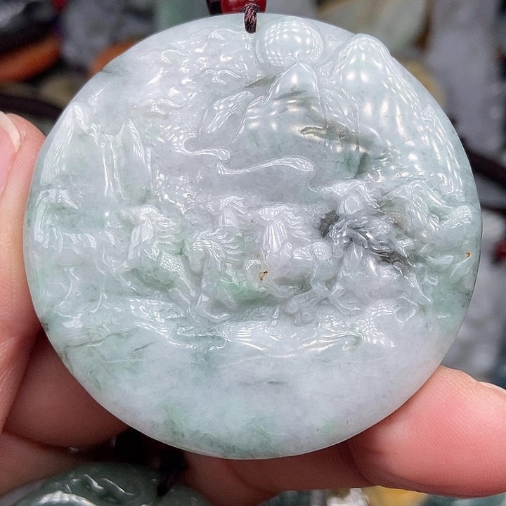 颈饰未镶嵌翡翠翡翠