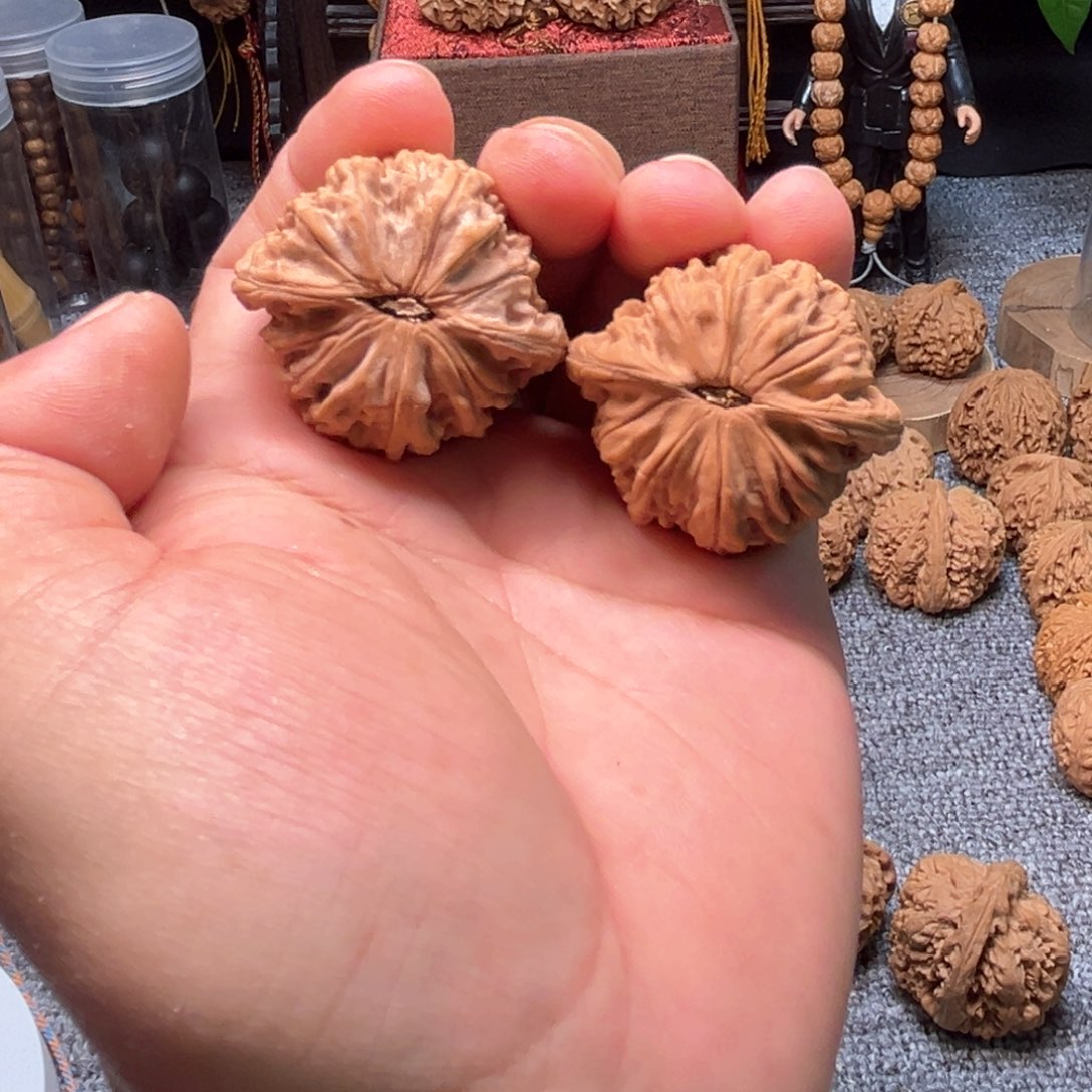 文玩核桃把件磨盘微修