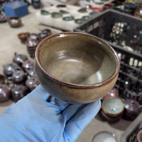 茶盏建阳建盏微瑕柴烧