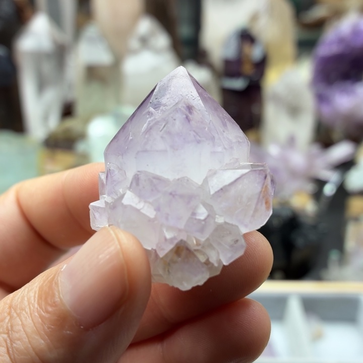 水晶摆件未镶嵌仙人掌