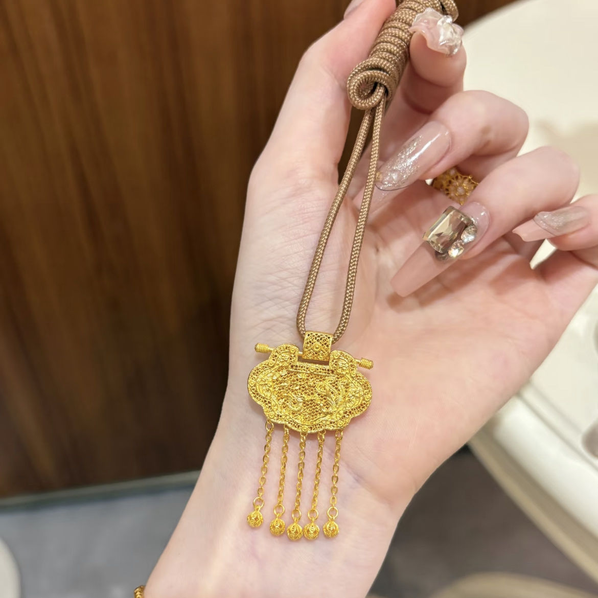 LS天子门生吊坠毛衣链