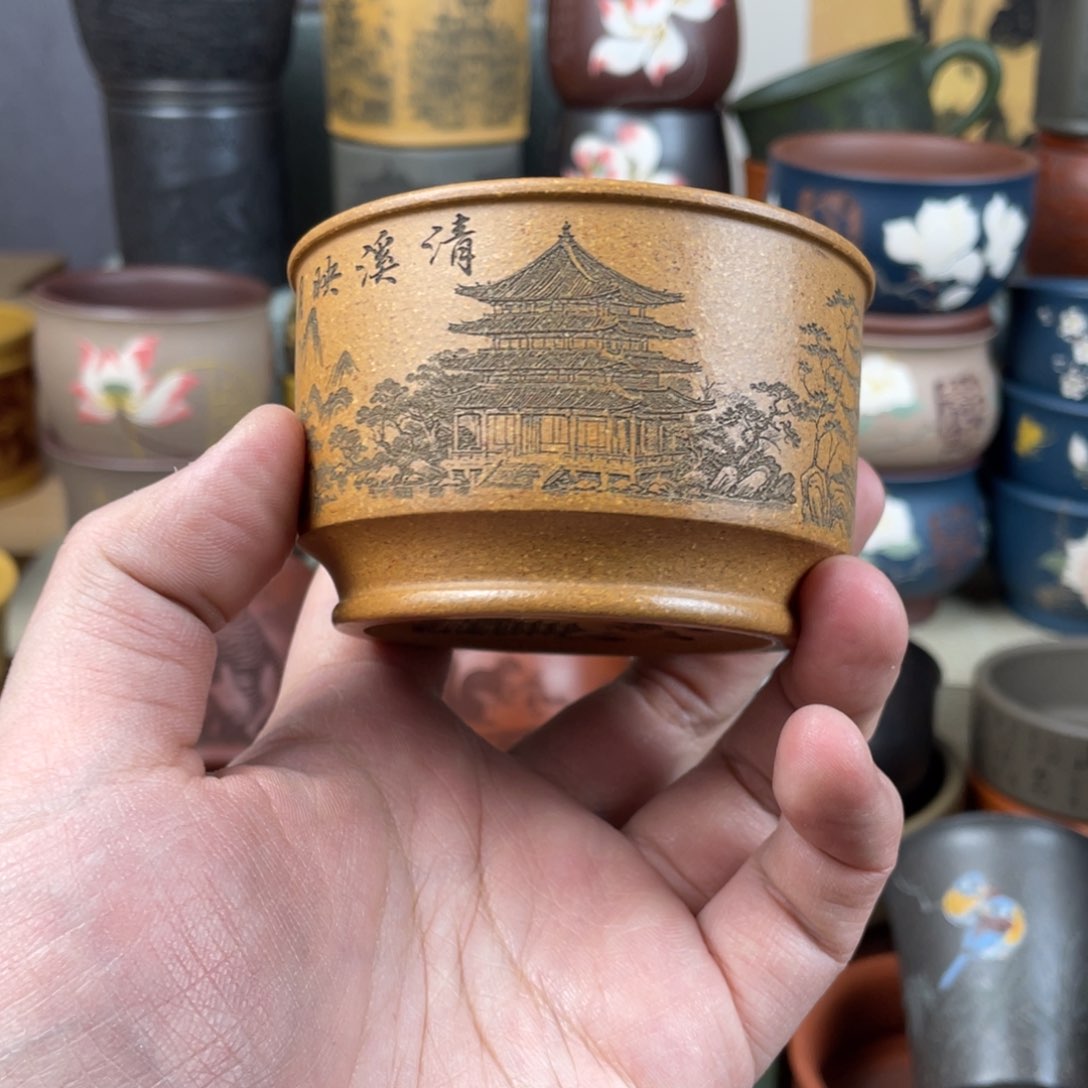 紫砂茶杯紫砂茶杯
