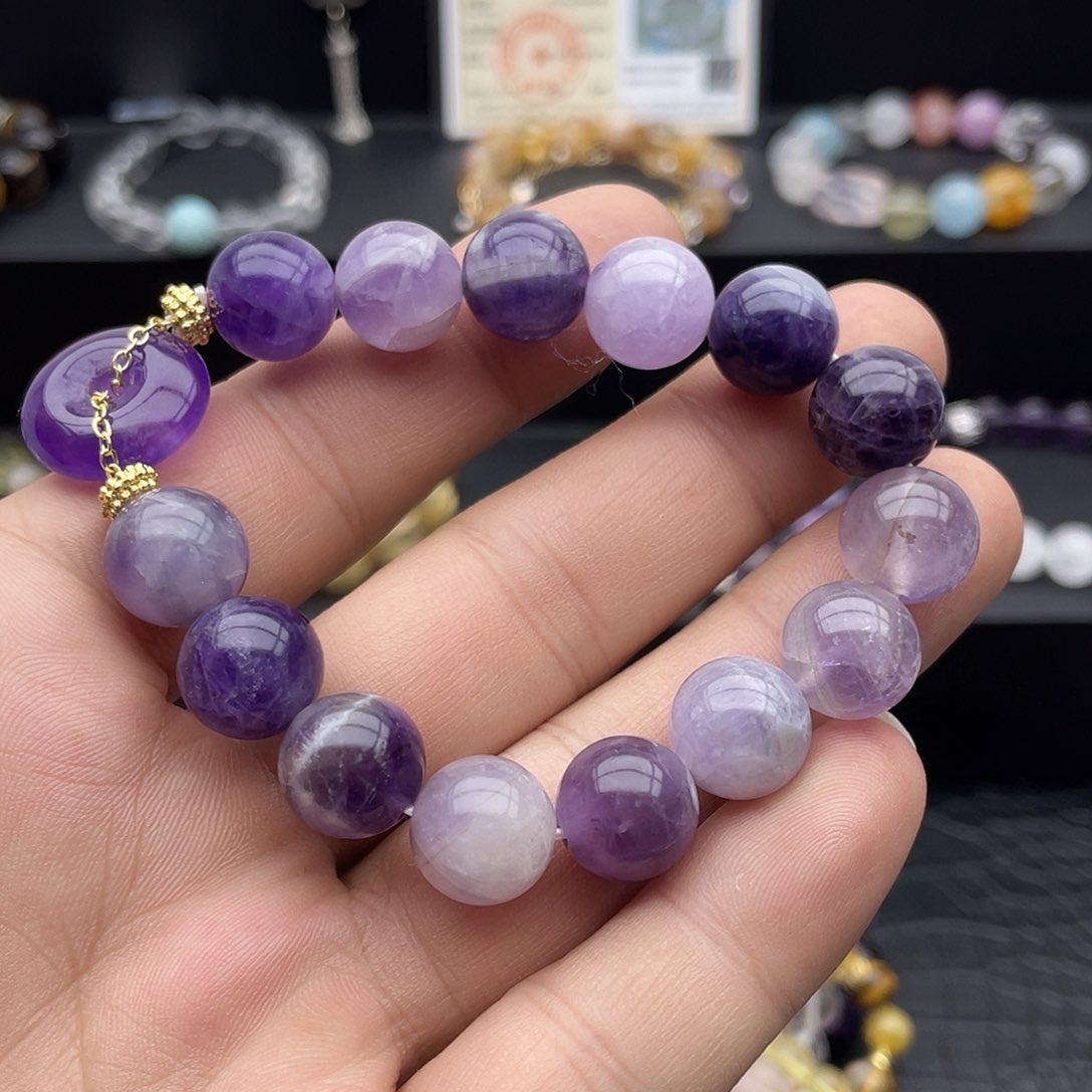 水晶手链未镶嵌乌拉圭紫水晶