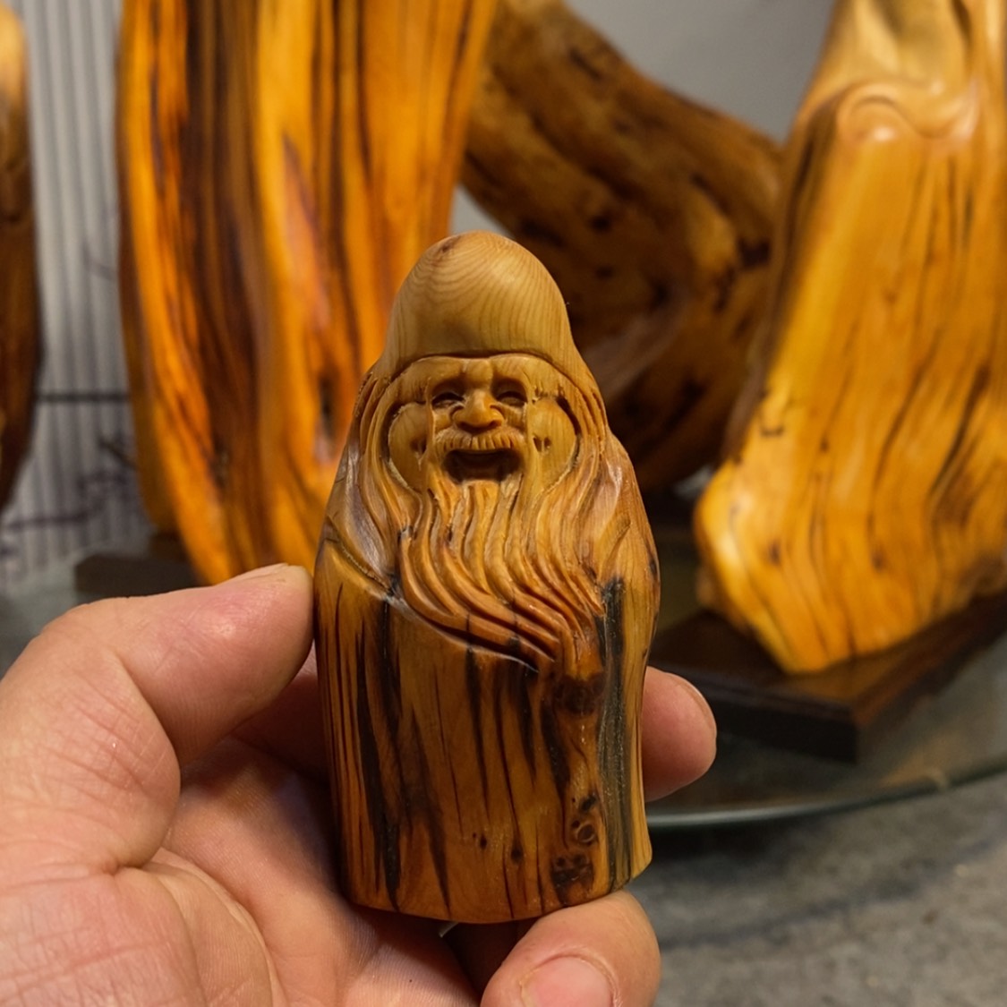 【闪购商品】柏木（崖柏）根雕木雕工艺品摆件家居满十送一手把件