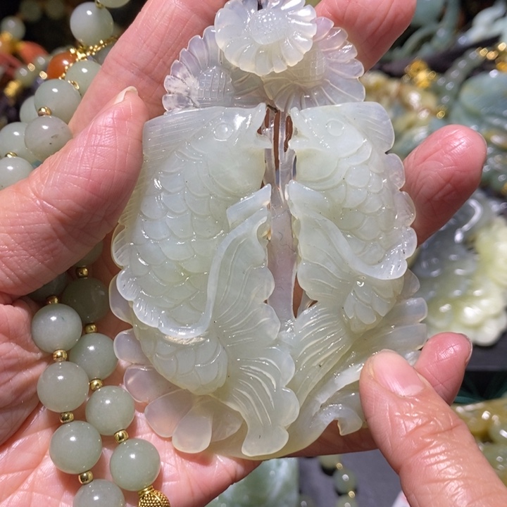 岫玉岫玉吊坠未镶嵌