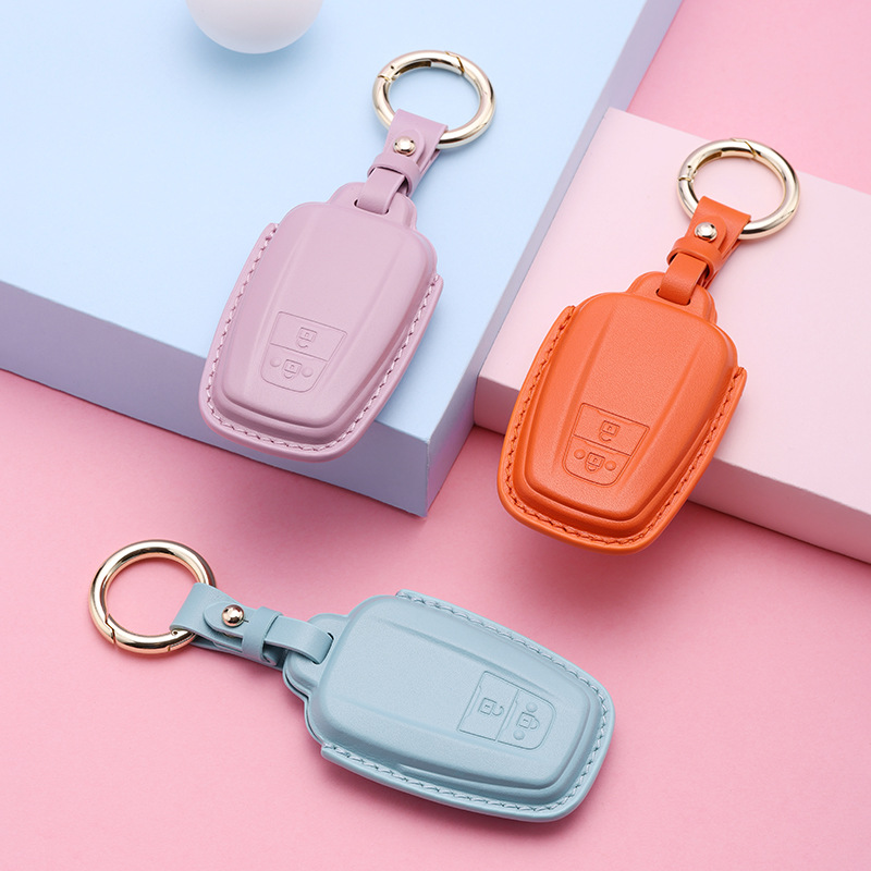 女性主义【多巴胺色】适用丰田钥匙套凯美瑞威兰达雷凌亚洲龙真皮包