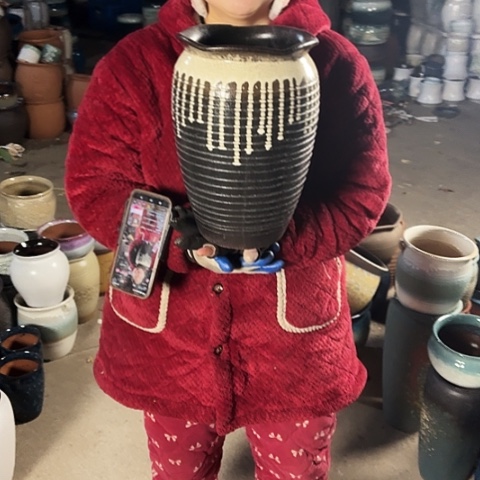 口20高30瑕疵盆子。