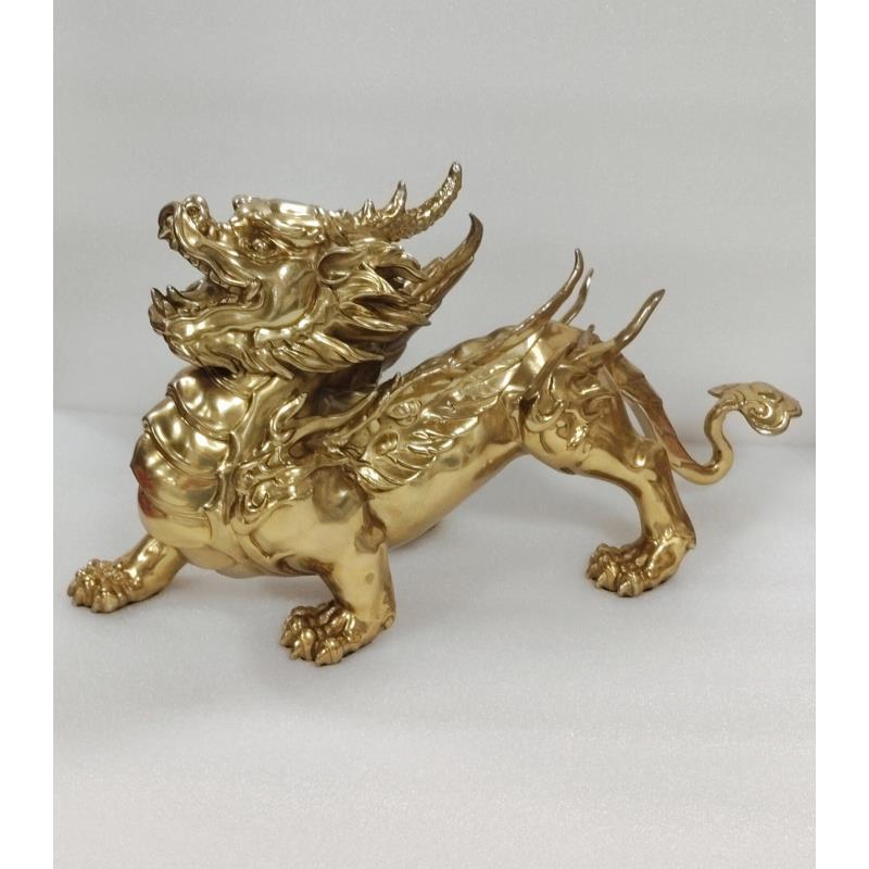 GM298黄铜装饰桌面玄关摆件48*15*24cm