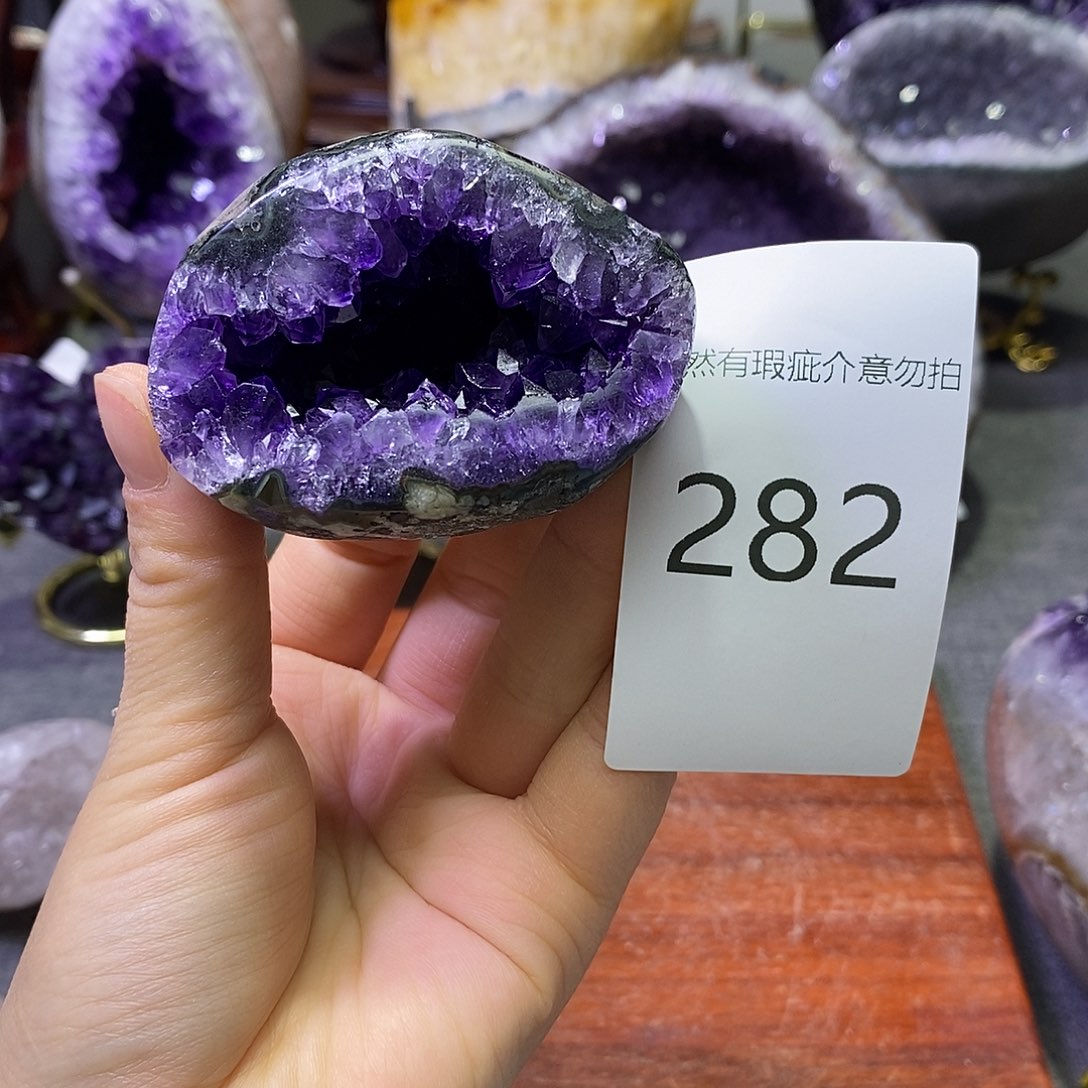 珠宝半成品未镶嵌紫晶