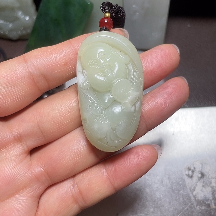 和田玉（糖玉）未镶嵌颈饰