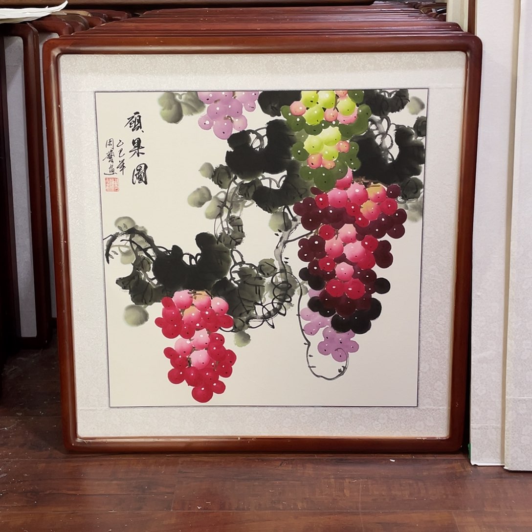 国画带框尺寸63*63厘米