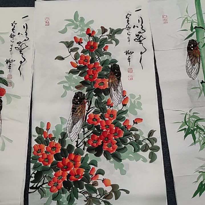 国画书法纯手绘作品等你来结缘