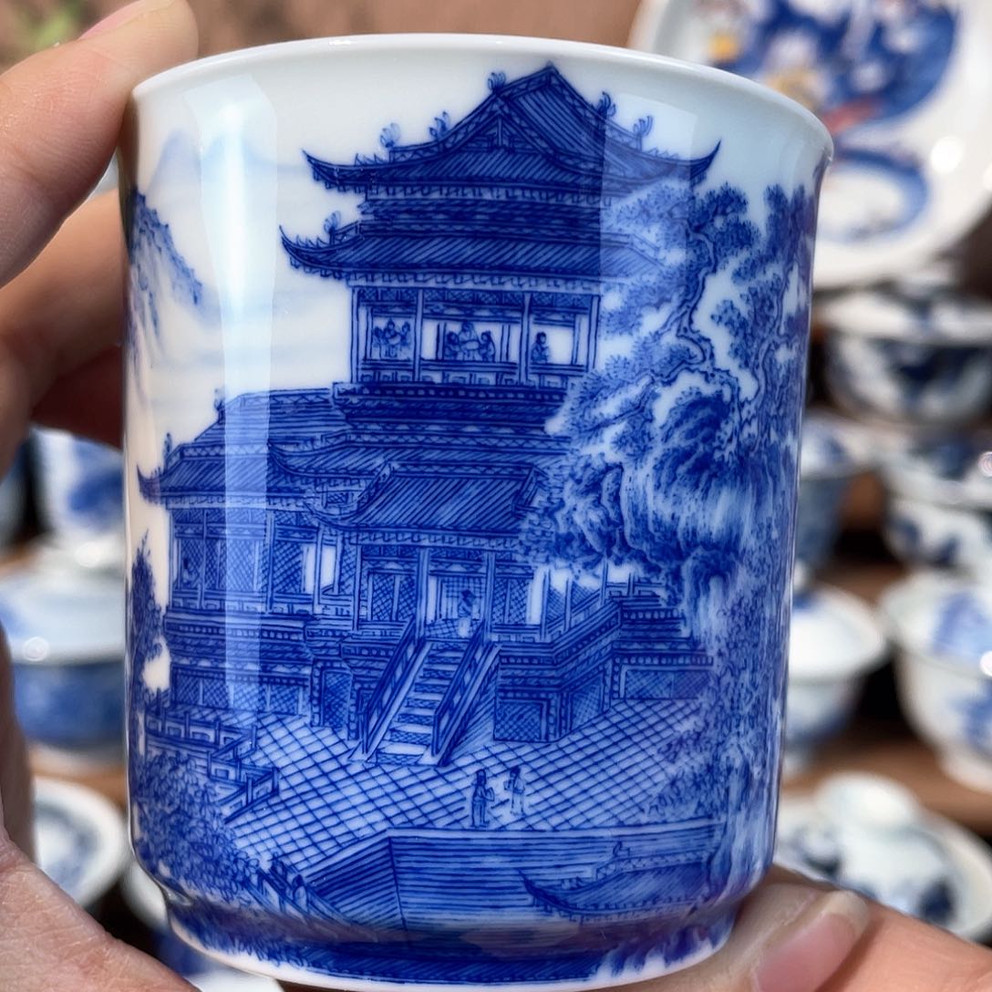 泥藝瓷梦四大名楼之滕王阁