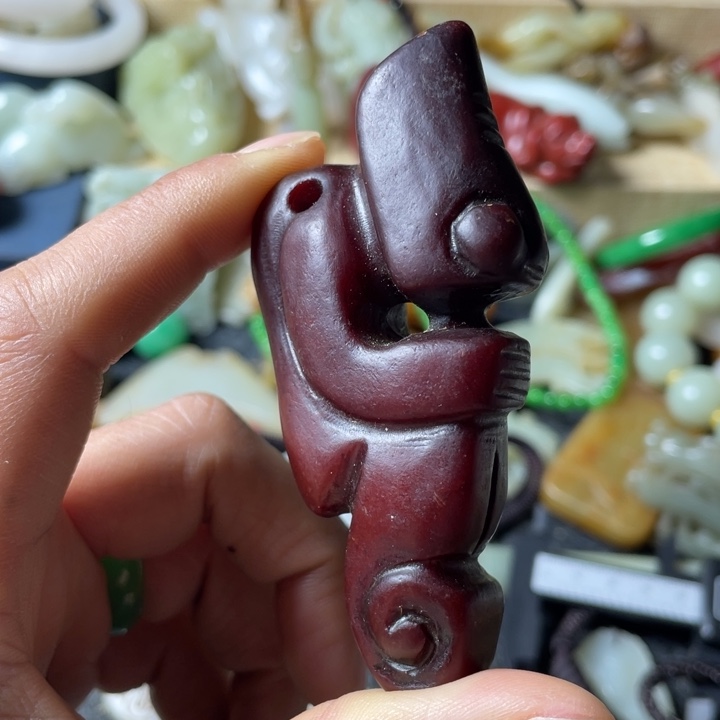 和田玉未镶嵌吊坠(不含链)