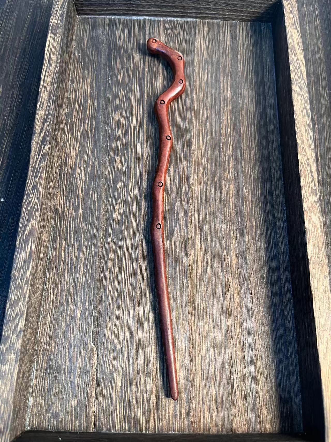 雷击枣木手工发簪