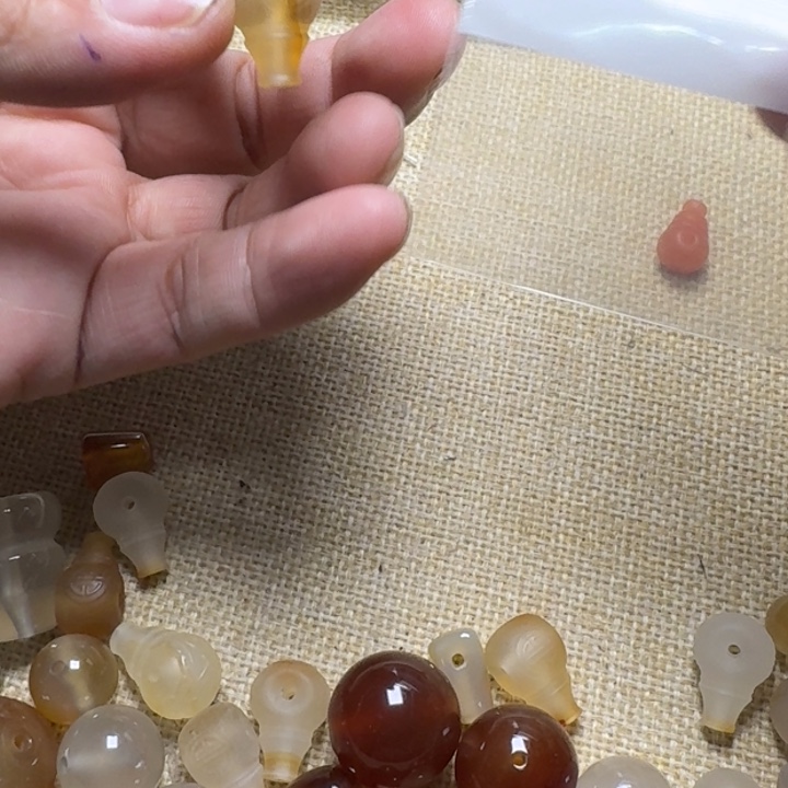 玛瑙/玉髓颈饰合金高**水0066