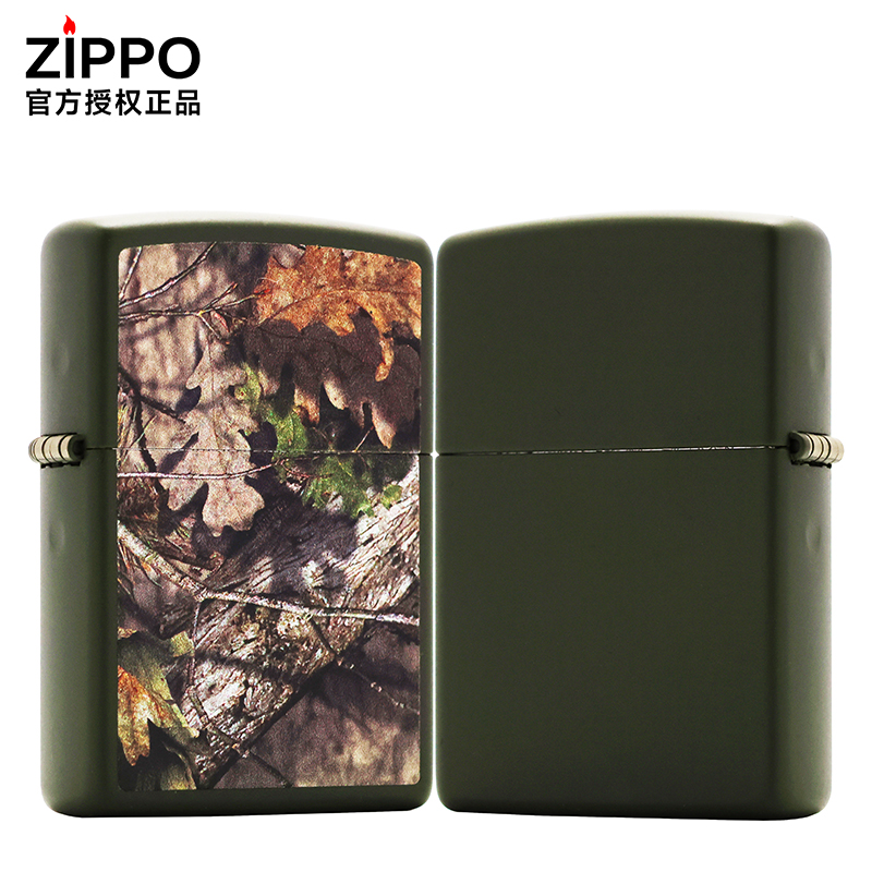 ZIPPO/之宝打火机常规【拉丝彩印迷彩之初秋】原装正品煤油机MBJ1