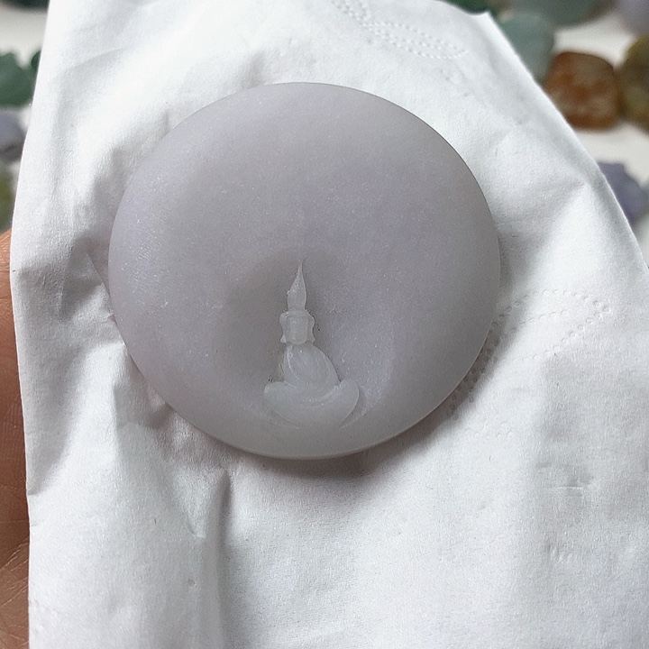 未镶嵌定制翡翠悟到 毛货 无鉴赏期