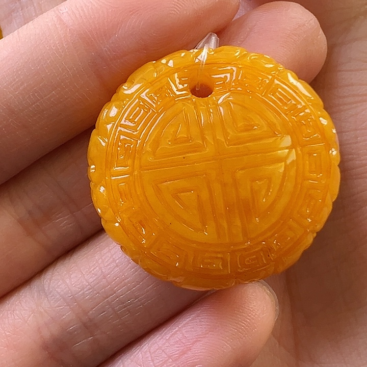 蜜蜡颈饰未镶嵌蜜蜡