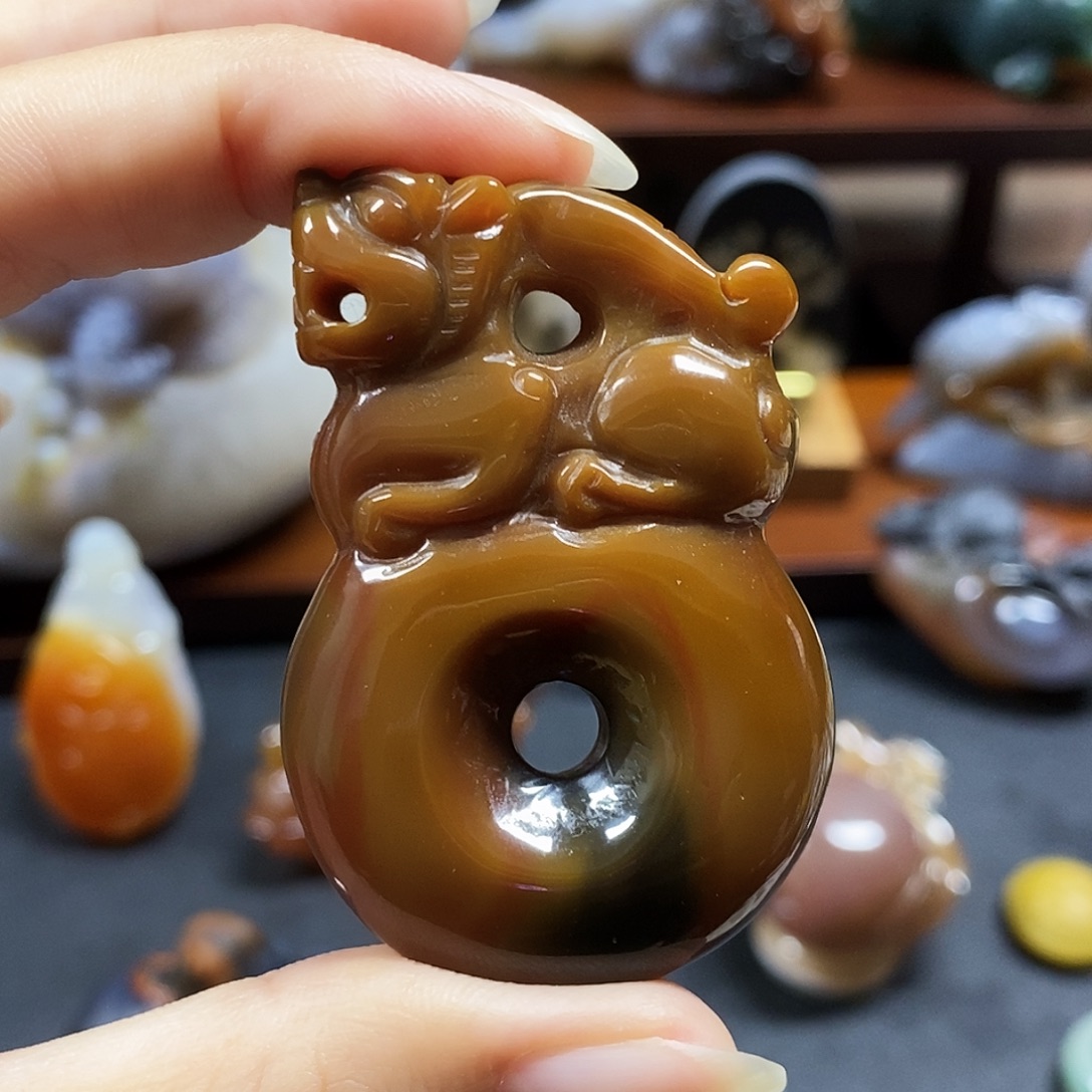 玛瑙/玉髓未镶嵌颈饰