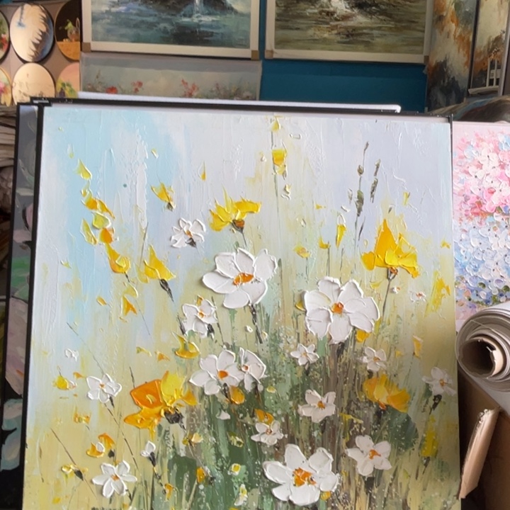 油画油画作品欣赏80.80带内框