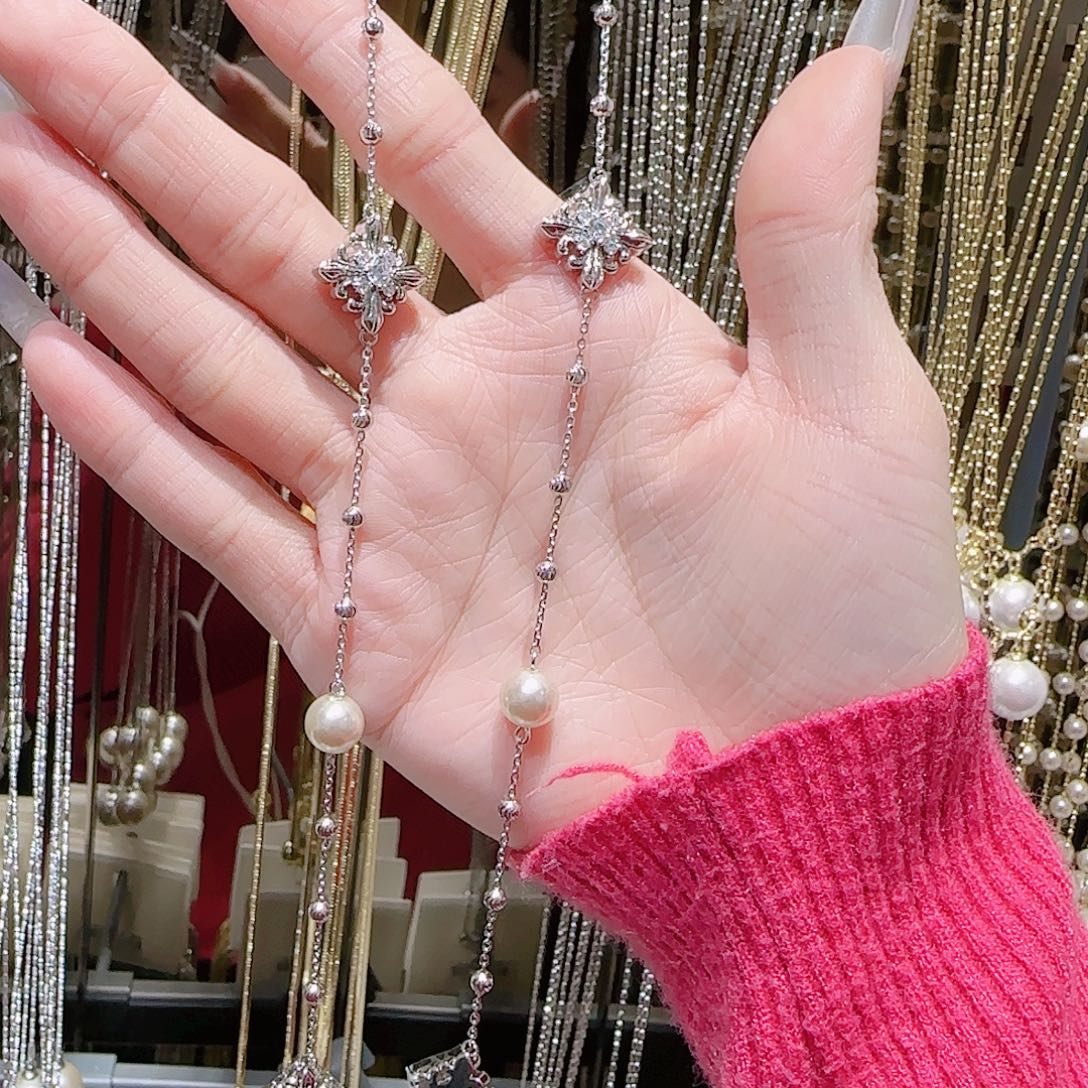 锆石铜合金925银项链大地色