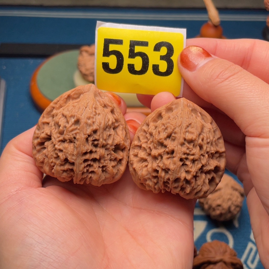 把件文玩核桃43精品三角南疆石（精品）553号