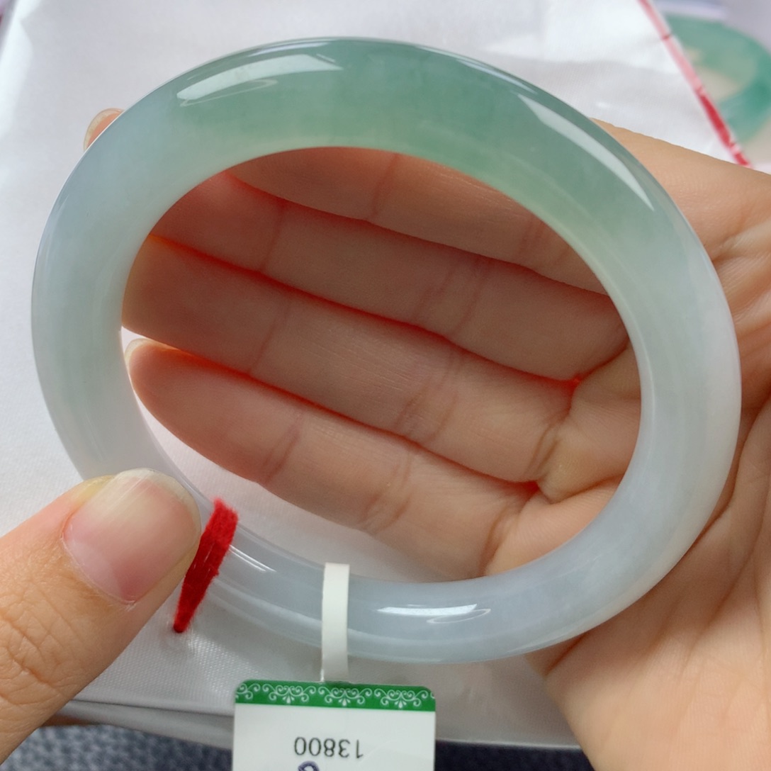 未镶嵌手镯翡翠缅甸天然翡翠A货57.8圆