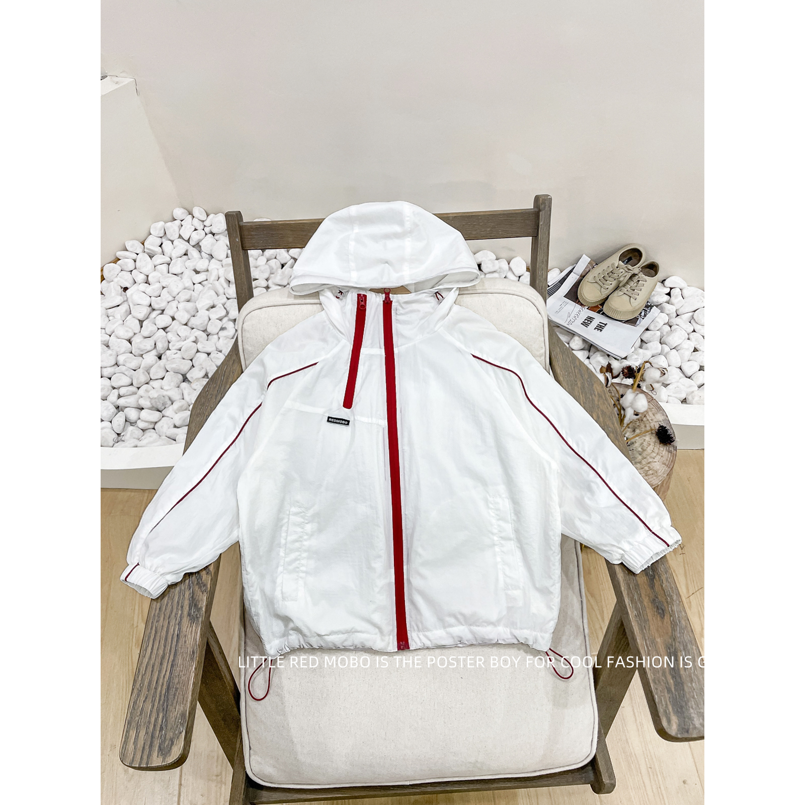 【现现】童装男童外套2025夏季新款儿童防晒衣MMY821758