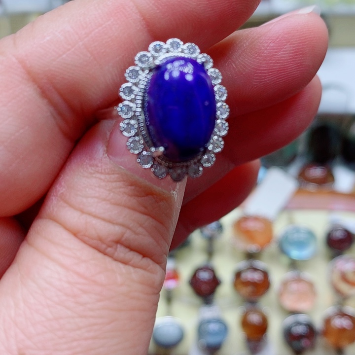 水晶戒指未镶嵌水晶