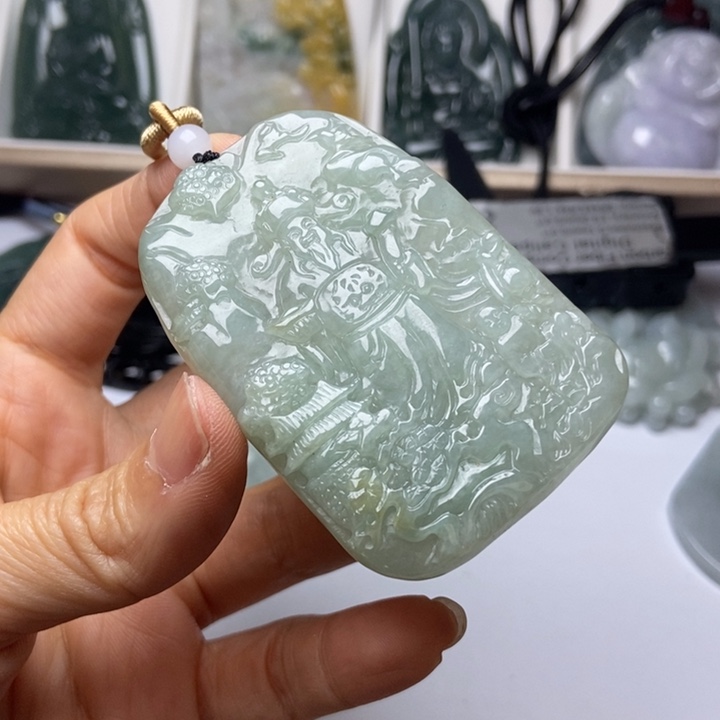 翡翠未镶嵌挂件翡翠