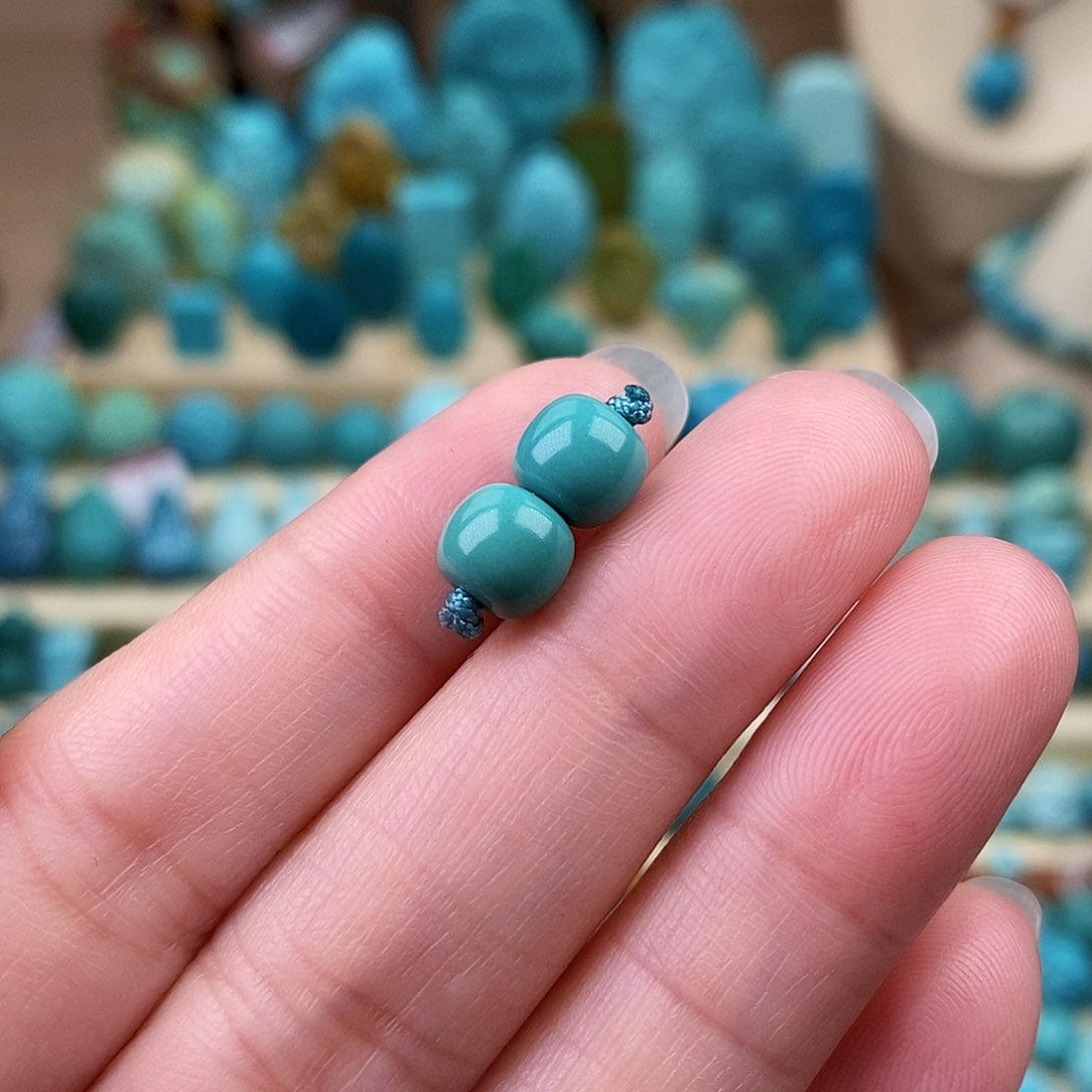 绿松石珠宝奇石未镶嵌