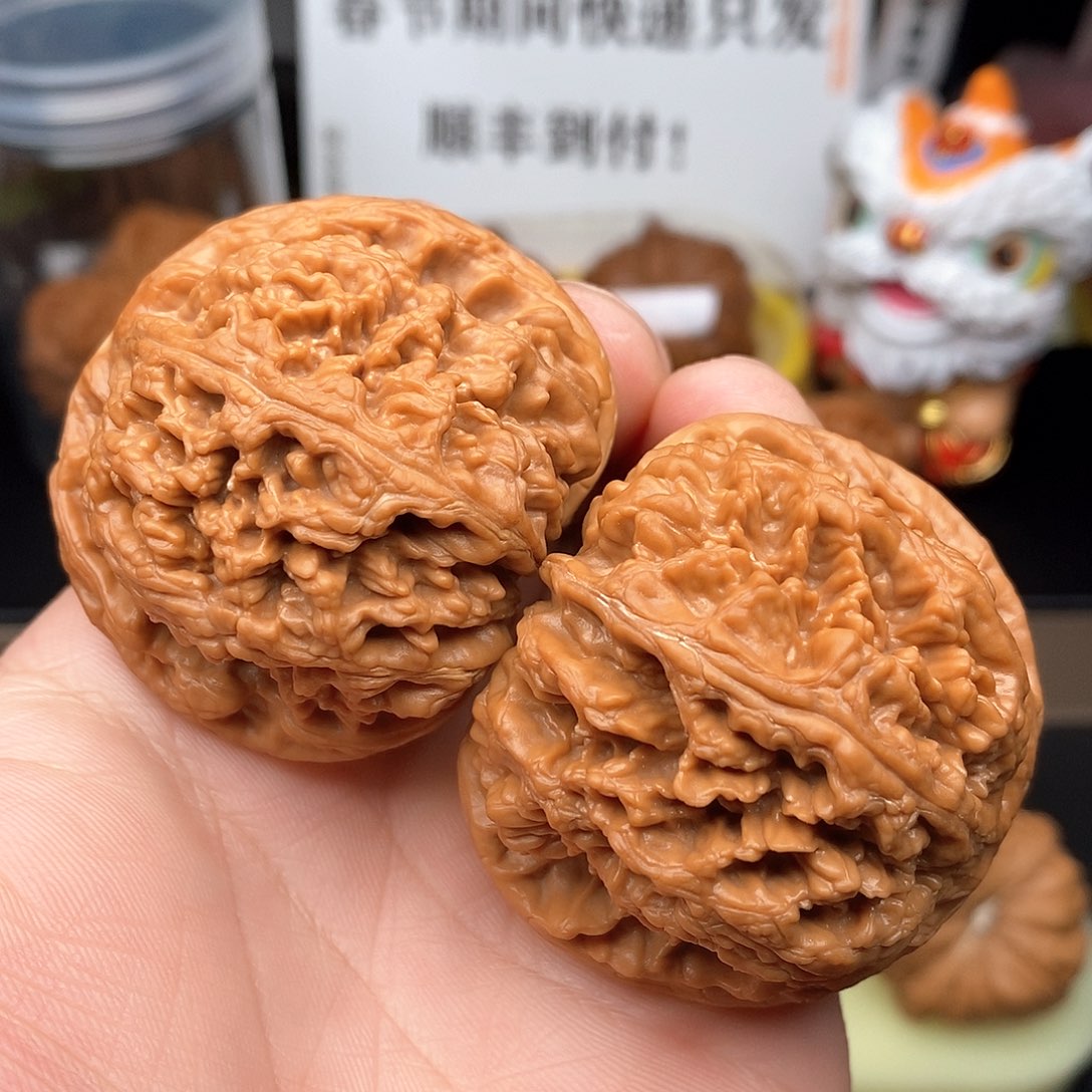 文玩核桃把件47.5大粗筋
