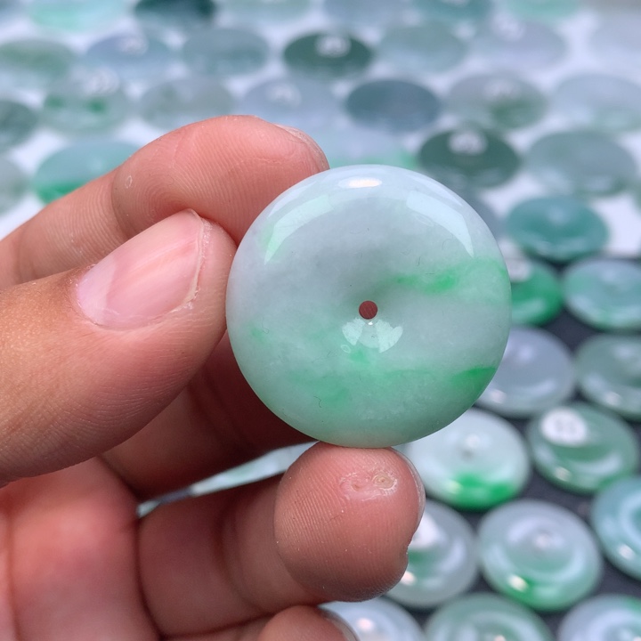 翡翠未镶嵌颈饰缅甸天然A货翡翠29.3-6.0