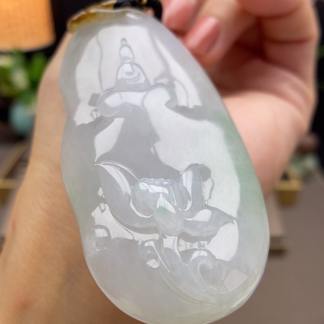 翡翠未镶嵌颈饰吊坠65