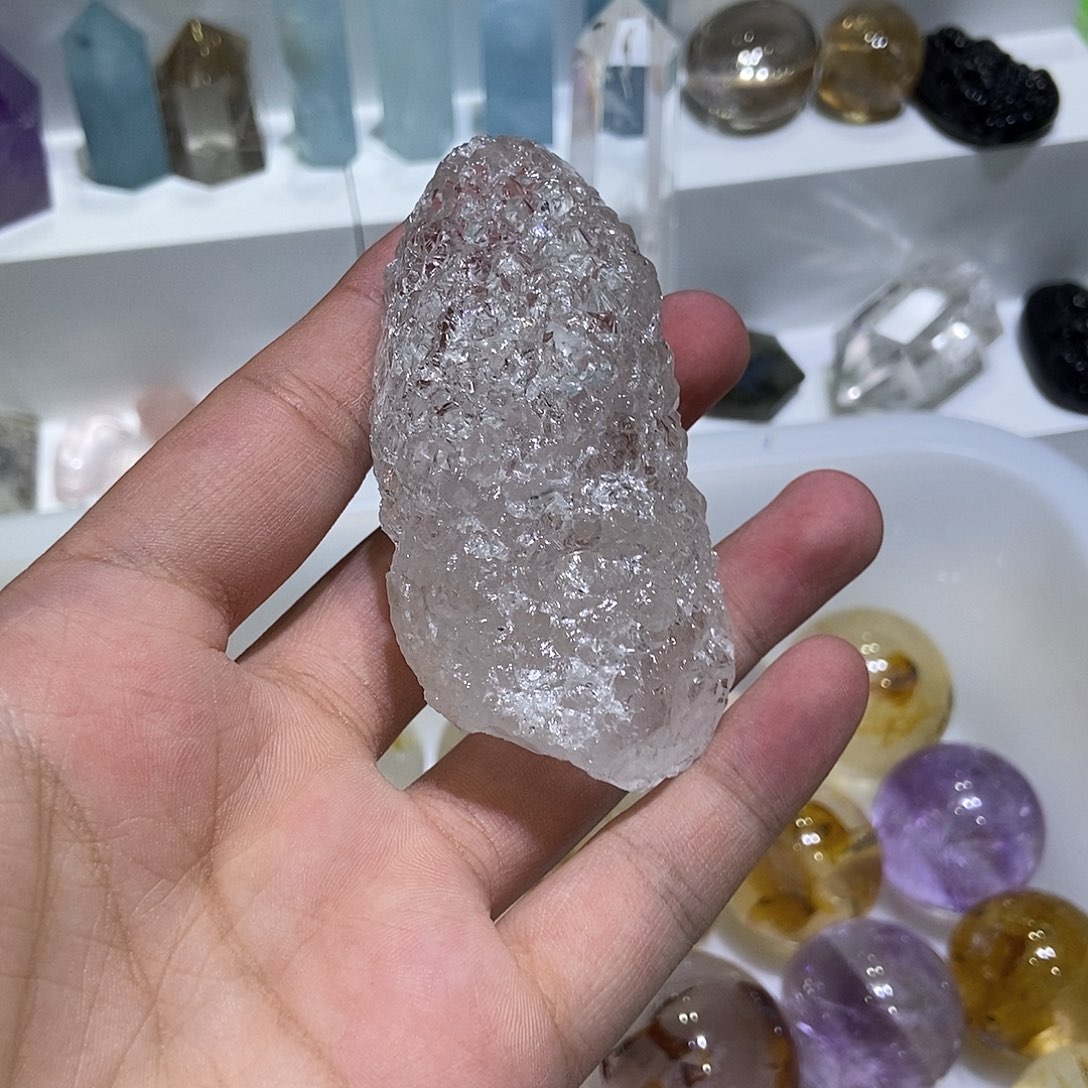 水晶未镶嵌珠宝半成品