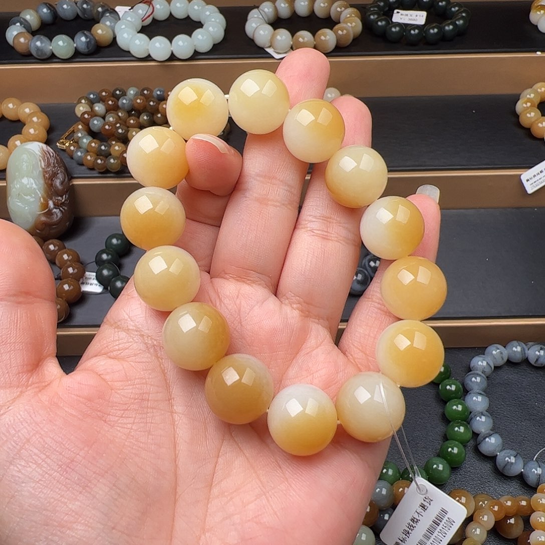 O***O和田玉未镶嵌手链