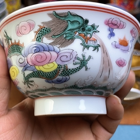 景德镇陶瓷藏式茶碗