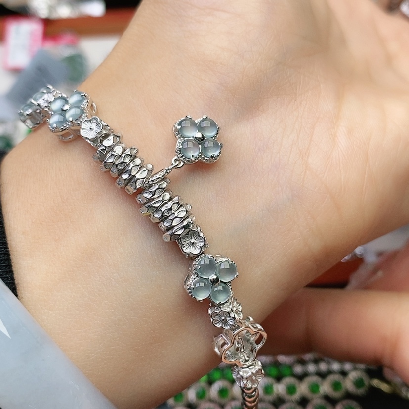 【闪购商品】翡翠戒指未镶嵌天然翡翠手链