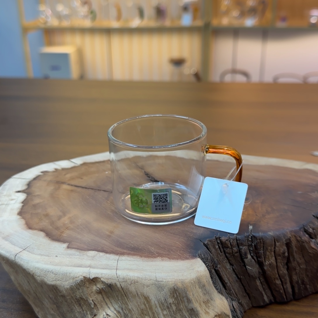 禾器清禾杯琥珀色一对