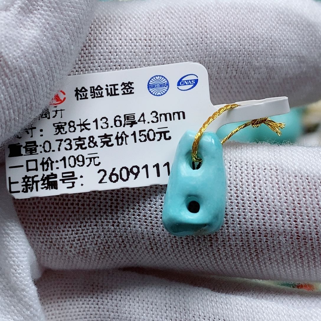 未镶嵌绿松石颈饰