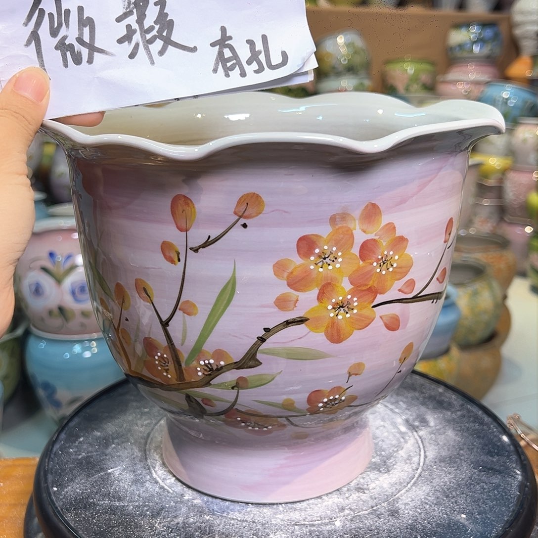 景德镇陶瓷花盆136