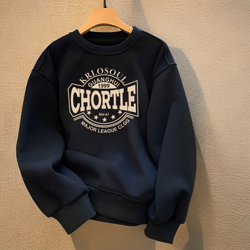 秋冬季男士潮牌潮男必备新款休闲慵懒风时尚百搭潮流简约重磅卫衣