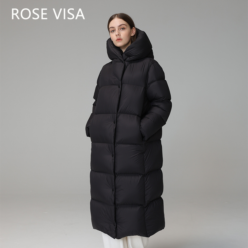  【鹅三公子】新国标95白鹅绒时尚简约大牌保暖羽绒服81069