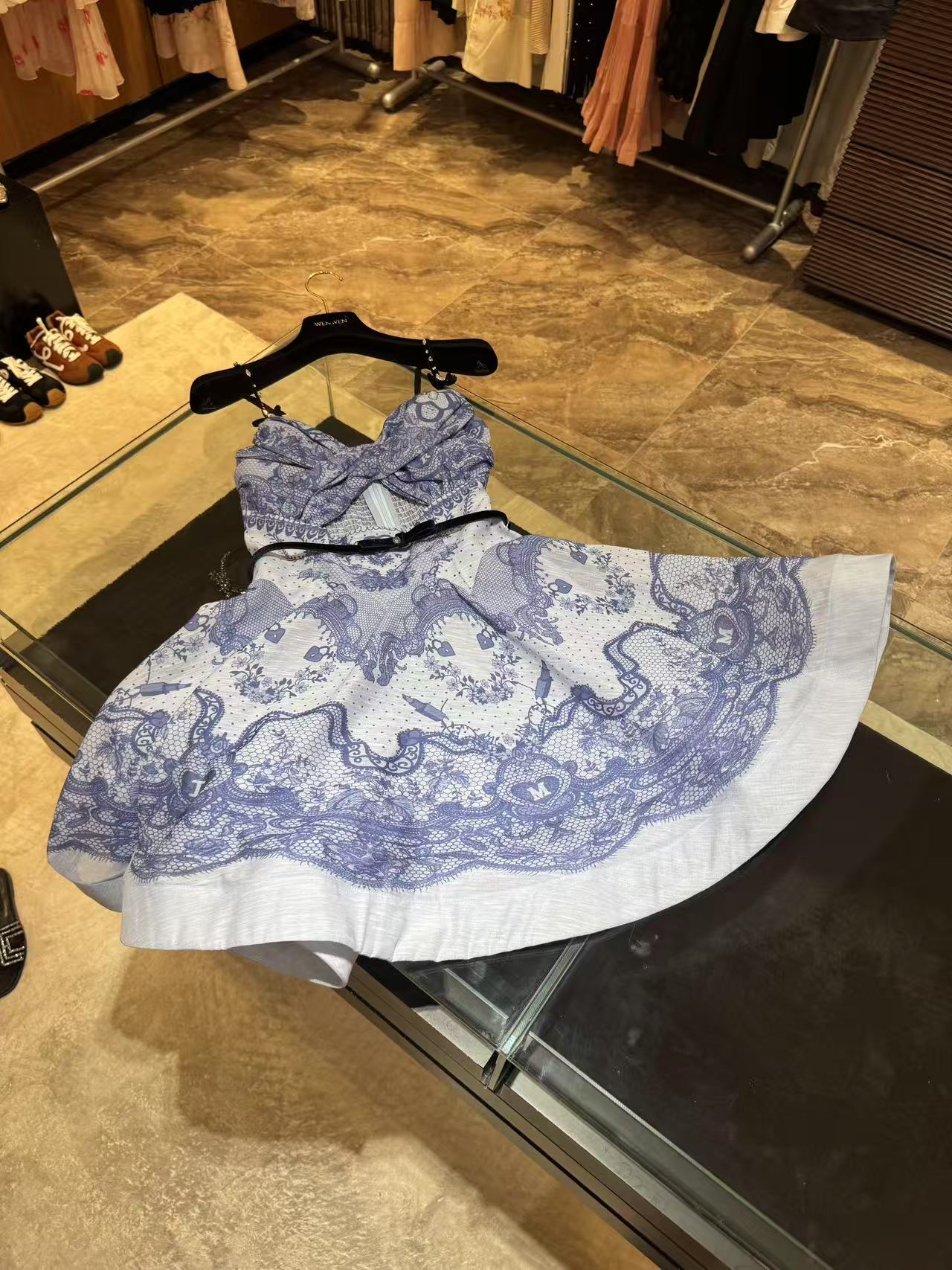 WW2025新款女士时尚夏季无袖百搭连衣裙W201091