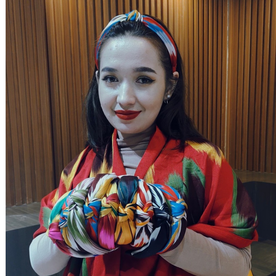 古丽赞新款艾德莱斯发卡/纯手工/时尚/百搭/民族风/个性/女士/