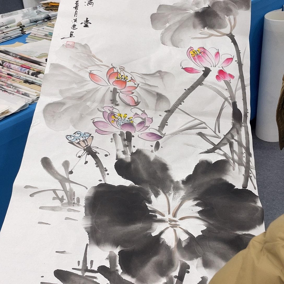 国画今天早上作品展示